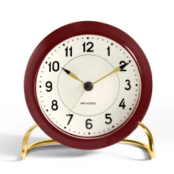 Arne Jacobsen Clocks Despertador AJ Station, , Rojo Discount