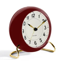 Arne Jacobsen Clocks Despertador AJ Station, , Rojo Discount