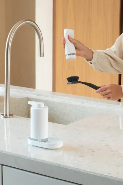 Brabantia Otros Utensilios De Limpieza<Dispensador de jabón / detergente SinkStyle, set, Mineral Fresh White Blanco
