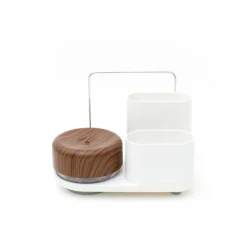 Bosign Otros Utensilios De Limpieza<Dispensador de jabón con almacenamiento Do-Dish Caddy PLUS, Madera oscura Blanco