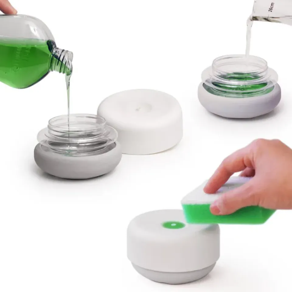Bosign Otros Utensilios De Limpieza<Dispensador de jabón de cocina , color mármol Gris
