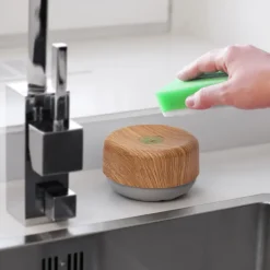 Bosign Dispensador de jabón de cocina , Estamapdo madera clara / claro Gris Online
