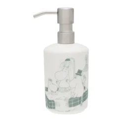 Moomin Arabia Dispensador de jabón Mumin, Hora del baño verde-blanco VerdeBlanco New
