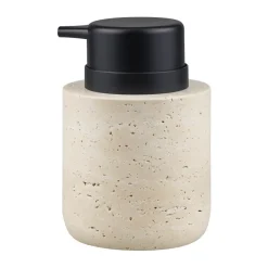 Mette Ditmer Dispensador de jabón Travertine 12,5 cm, Linen Beige Best