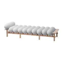 Gärsnäs Divanes Y Chaise Longues|Sofás<Diván Dag, Haya-Barnum bouclé 01 Off white Blanco