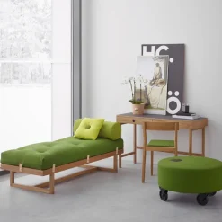 A2 Sofás|Divanes Y Chaise Longues<Diván Stay, Tela , estructura de roble aceitado blanco Gris