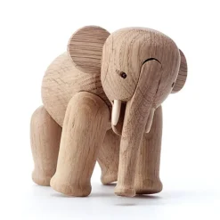 Kay Bojesen Denmark Figuras Decorativas De Madera<Elefante de madera pequeña, roble Marrón