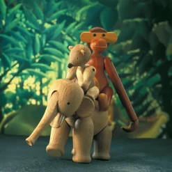 Kay Bojesen Denmark Figuras Decorativas De Madera<Elefante de madera pequeña, roble Marrón