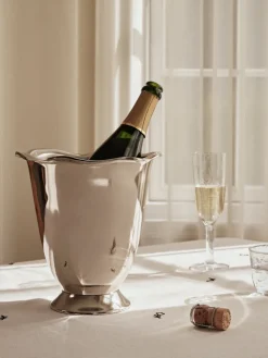 Broste Copenhagen Enfriadores De Vino Y Champagne<Enfriador de botellas Beatrice Ø23x23 cm, Aluminio Plateado