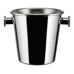 Alessi Enfriador de botellas de acero inoxidable 5052, 2 botellas Plateado