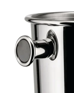 Alessi Enfriador de botellas de acero inoxidable 5052, 2 botellas Plateado