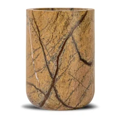 Sagaform Enfriador de botellas Sten Ø12,5 cm, Mármol forestal Marrón Discount