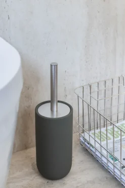 Mette Ditmer Escobillas Y Portaescobillas De Inodoro<Escobilla de baño Lotus play, incl. 2 cabezales de cepillo, Dark olive Verde
