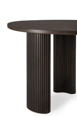 Ethnicraft Escritorio Boomerang, Caoba teñida en oscuro, 160x83x76 cm Marrón Best
