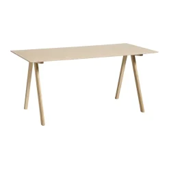 HAY Escritorios<Escritorio CPH10 2.0, 80x160 cm, Roble lacado–chapado en roble Marrón