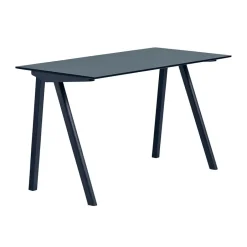HAY Escritorios<Escritorio CPH90 2.0, 65x130 cm, Smokey blue linoleum-Deep blue Azul