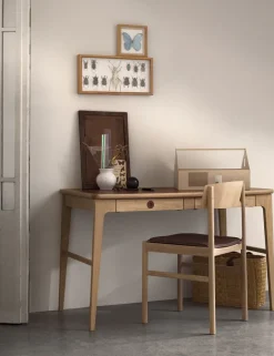 Mavis Escritorio Höllviken, Roble blanqueado Beige Sale