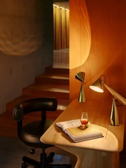 Tom Dixon Escritorio Slab, Roble, 120 cm Marrón