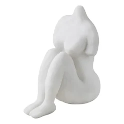 Mette Ditmer Esculturas Y Figuras De Porcelana<Escultura Art piece mujer sentada 14 cm, Off-white Blanco