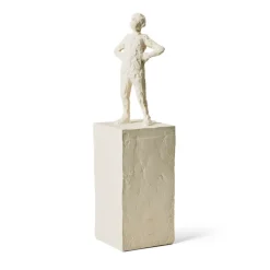 Kähler Esculturas Y Figuras De Porcelana<Escultura Astro, Leo Blanco