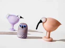 Iittala Escultura Birds by Toikka, Ibis salmón Rosa Hot
