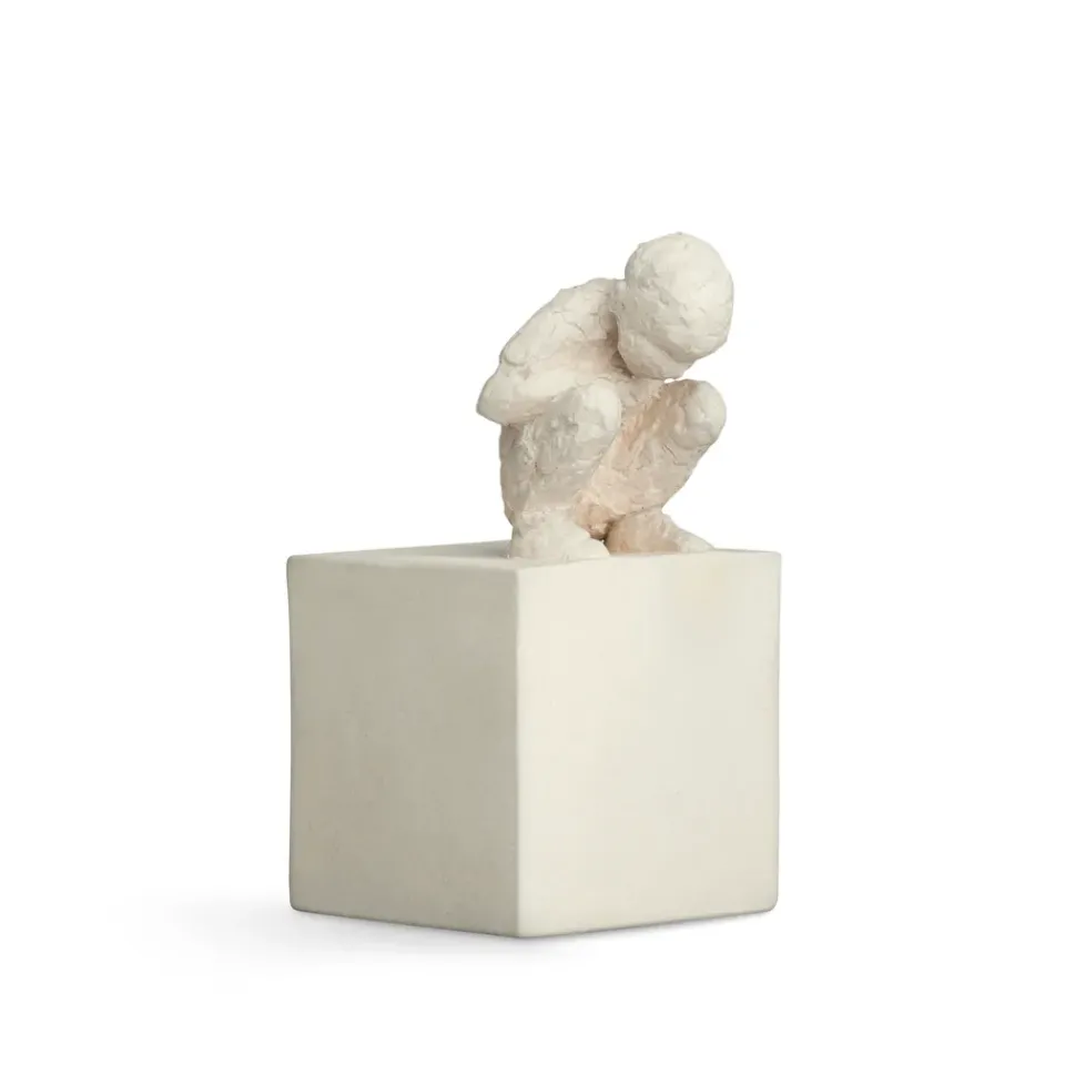 Kähler Esculturas Y Figuras De Porcelana<Escultura con mensaje Character, The curious one Blanco