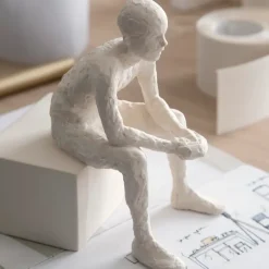 Kähler Esculturas Y Figuras De Porcelana<Escultura con mensaje Character, The reflective one Blanco