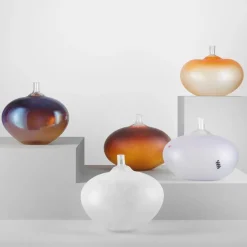 Kosta Boda Figuras De Cristal|Esculturas Y Figuras De Porcelana<Escultura de vidrio BV Beans AC-20, Marrón dorado Naranja