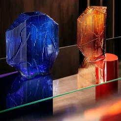 Iittala Esculturas Y Figuras De Porcelana|Figuras De Cristal<Escultura de vidrio Kartta 33 cm, cobre Naranja
