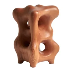 Ethnicraft Esculturas Y Figuras De Porcelana<Escultura Organic 22 cm, Varnished mahogany Marrón