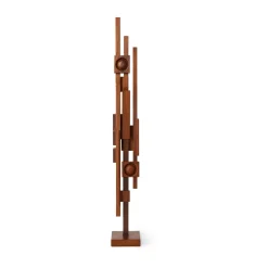 HKliving Escultura Skyline L, Espresso Marrón Outlet