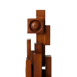 HKliving Escultura Skyline S, Espresso Marrón Sale
