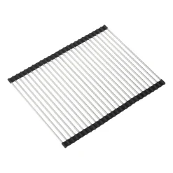Dorre Escurreplatos<Escurreplatos enrollable Dina acero inoxidable, 37x46 cm Plateado