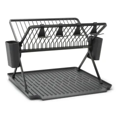 Brabantia Escurreplatos plegable Sinkside 51 cm, oscuro Gris Hot