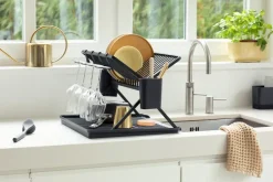 Brabantia Escurreplatos plegable Sinkside 51 cm, oscuro Gris Hot