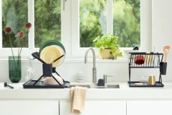 Brabantia Escurreplatos plegable Sinkside 51 cm, oscuro Gris Hot