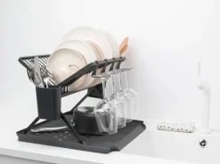 Brabantia Escurreplatos plegable Sinkside 51 cm, oscuro Gris Hot