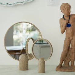 Fritz Hansen Espejos De Mesa<Espejo Aino, pequeño Beige