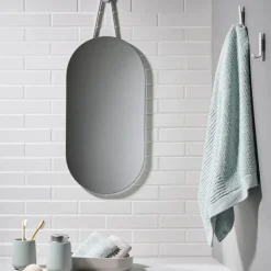 Zone Denmark Espejos De Pared<Espejo A-Wall Mirror, Soft grey, large Gris