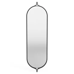 Swedese Espejo Comma rectangular 135 cm, fresno teñido de Negro Outlet