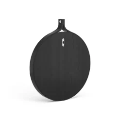 Swedese Espejo Comma redondo Ø40 cm, Fresno teñido de Negro Hot