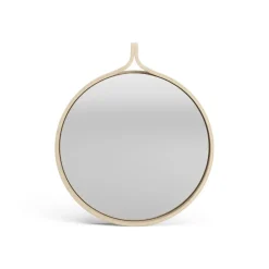Swedese Espejo Comma redondo Ø40 cm, Fresno lacado Beige Outlet