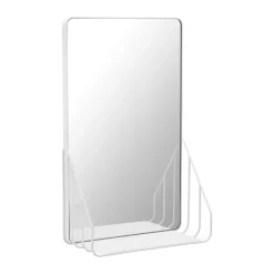 Scandi Living Espejos De Pared<Espejo con estante Nod 30x50 cm, White Blanco