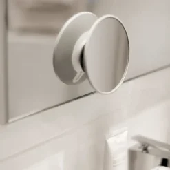 Bosign Espejo de maquillaje AirMirror x15 desmontable con ventosa, Ø11,2 cm Blanco New