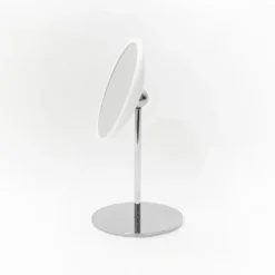 Bosign Espejo de mesa AirMirror x15 desmontable magnético, Ø16,5 cm Blanco New