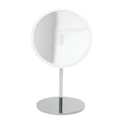 Bosign Espejo de mesa AirMirror x10 desmontable magnético, Ø16,5 cm Blanco New