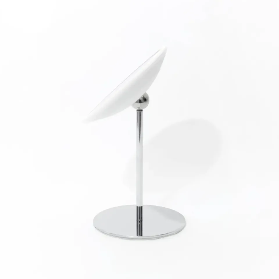 Bosign Espejo de mesa AirMirror x10 desmontable magnético, Ø16,5 cm Blanco New