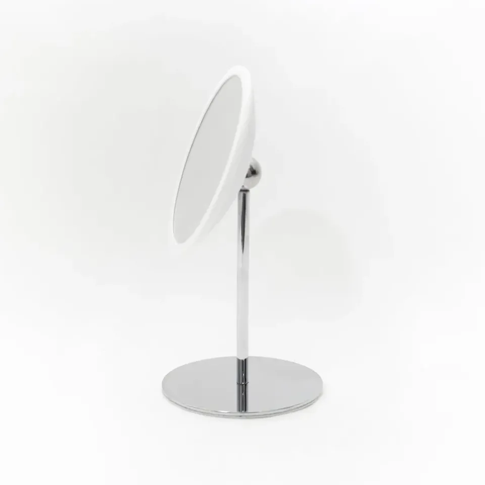 Bosign Espejo de mesa AirMirror x10 desmontable magnético, Ø16,5 cm Blanco New