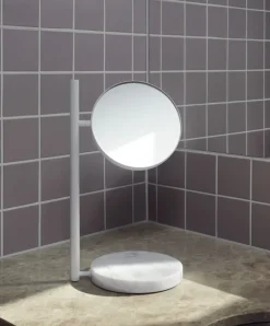 Normann Copenhagen Espejos De Mesa<Espejo de mesa de doble cara Pose 21x39 cm, Blanco