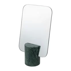 Mette Ditmer Espejo de mesa Marble, Dark forest, 30 cm Verde Online